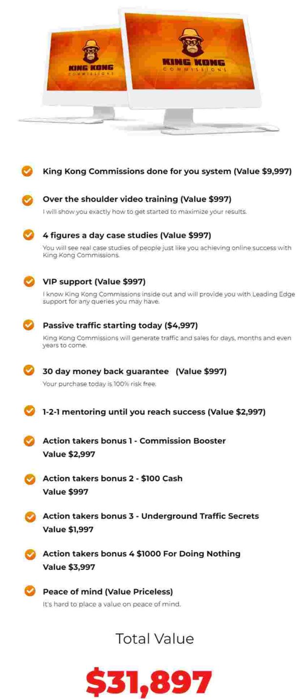 KING KONG Commissions Review Is KING KONG Worth It